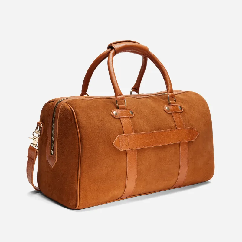 Dylan Duffle Tan sold by Nisolo