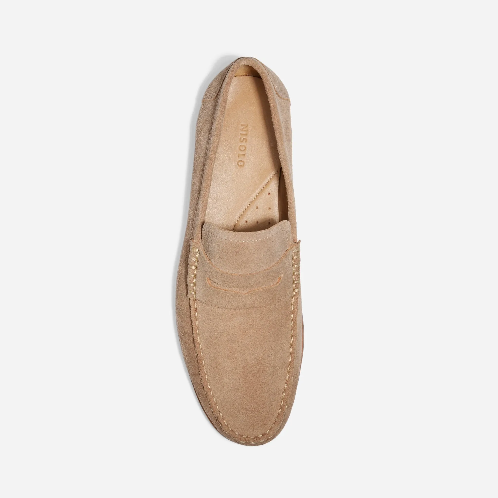 Leo Penny Loafer Linen Suede sold by Nisolo product image thumbnail 3