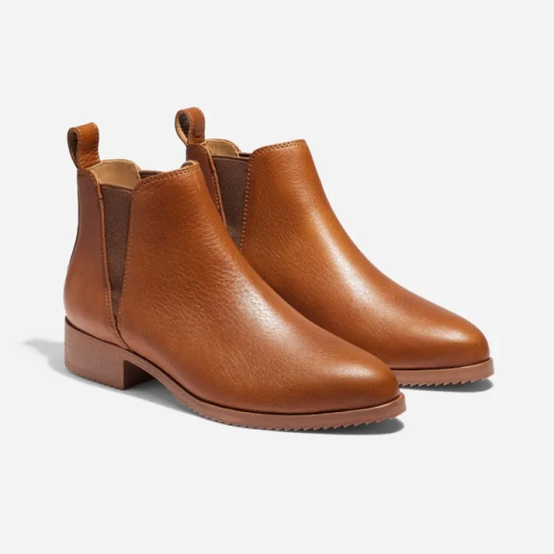 Eva Everyday Chelsea Boot British Tan sold by Nisolo
