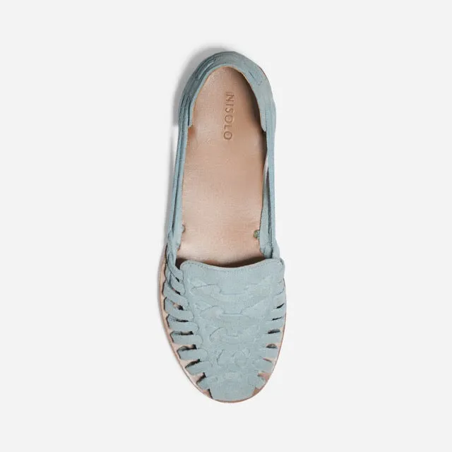 Women's Huarache Sandal Dusty Blue Suede sold by Nisolo product image thumbnail 3