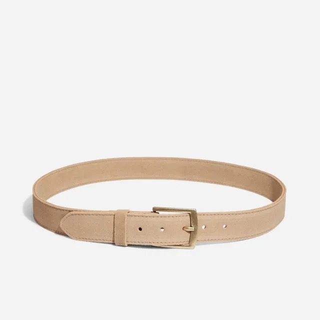 Owen Belt British Linen Suede 2.0 sold by Nisolo