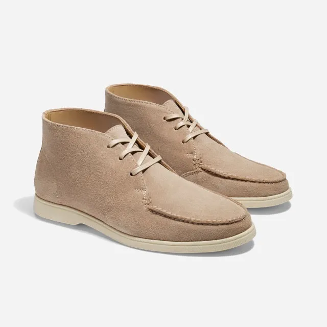 Drew Chukka Linen Suede sold by Nisolo