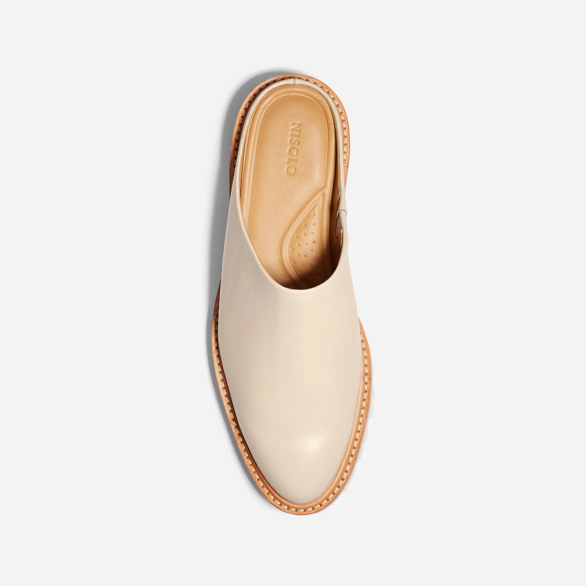 Emilee Lug Mule Bone sold by Nisolo product image thumbnail 5