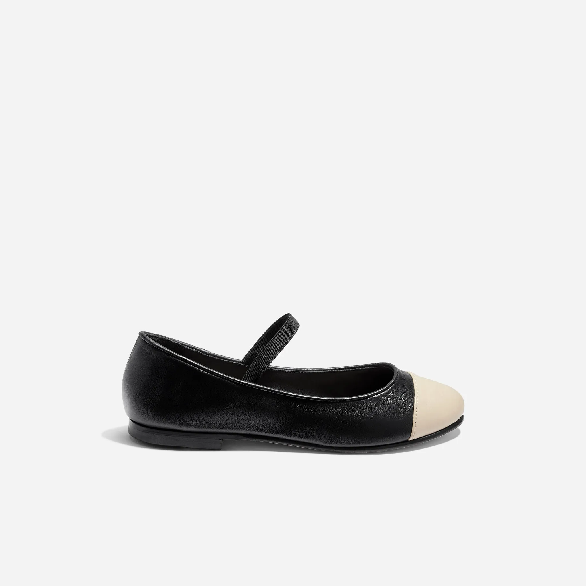 Bea Mary Jane Ballet Cap Toe Black/Bone sold by Nisolo product image thumbnail 3