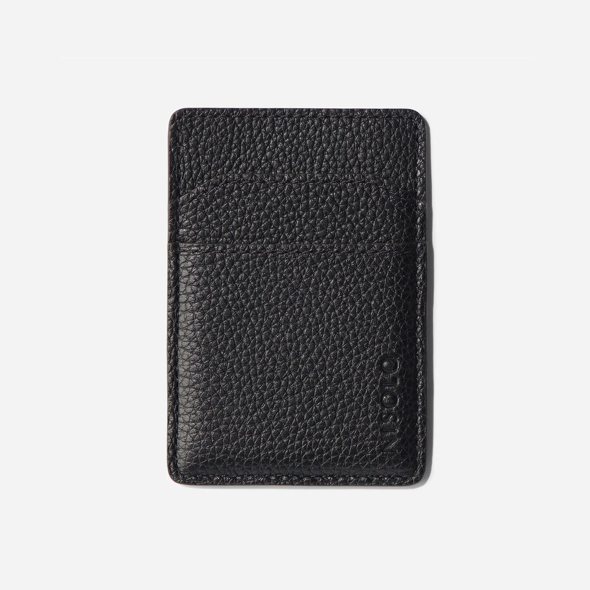 Nico Card Case Wallet Black sold by Nisolo