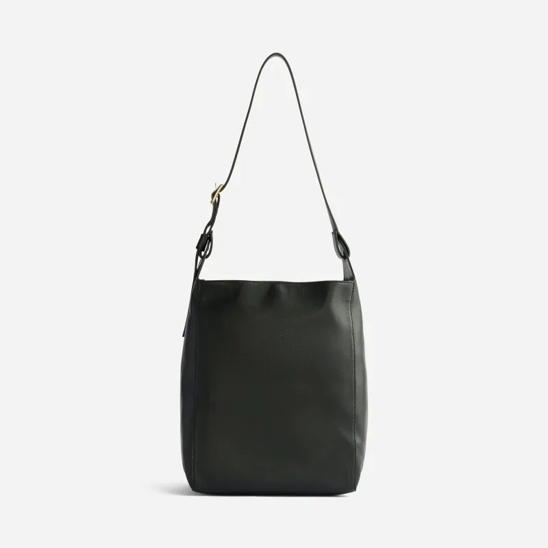 Cecilia Go-To Shoulder Bag Black made by Nisolo