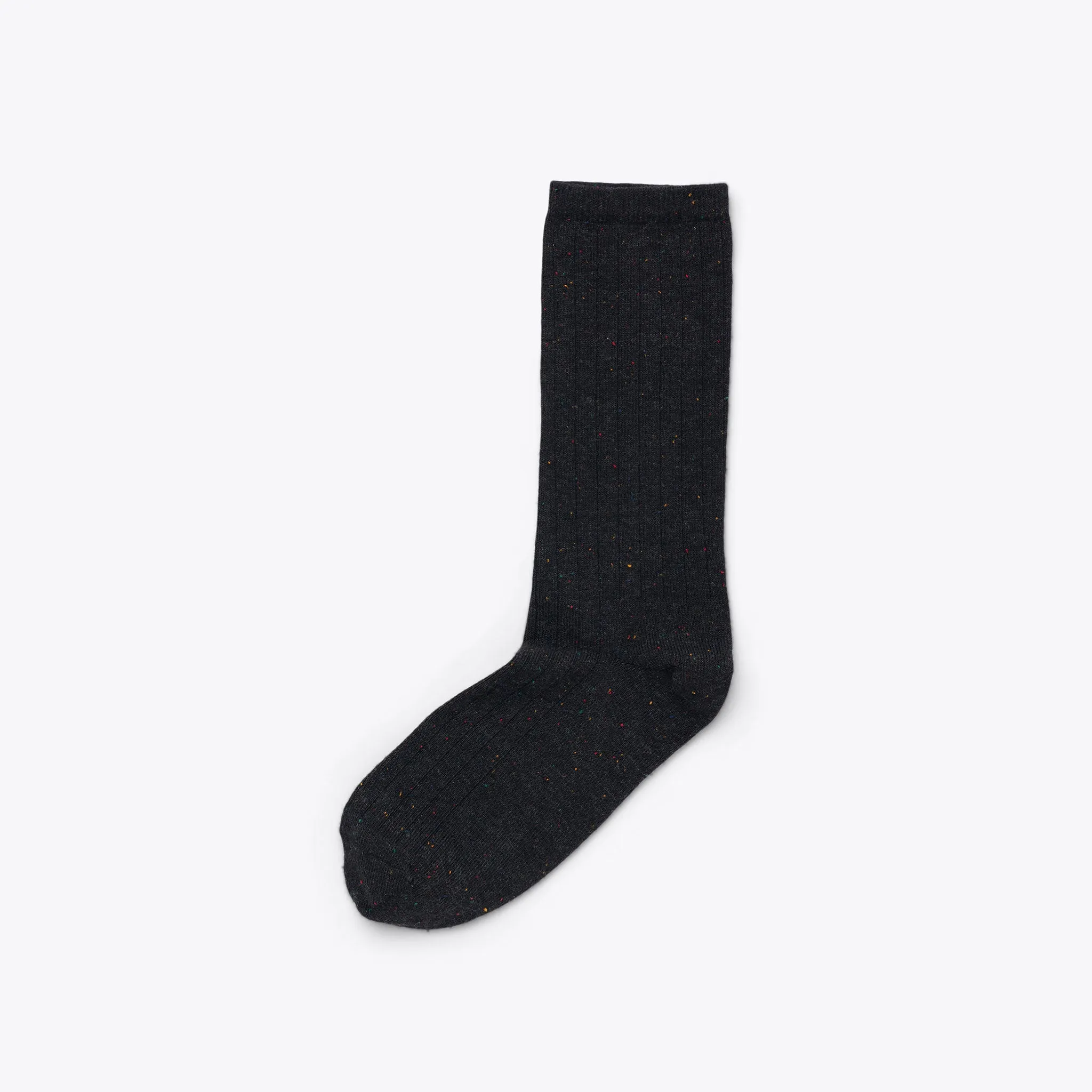 Cotton Crew Sock Black Multicolor Marl sold by Nisolo product image thumbnail 2