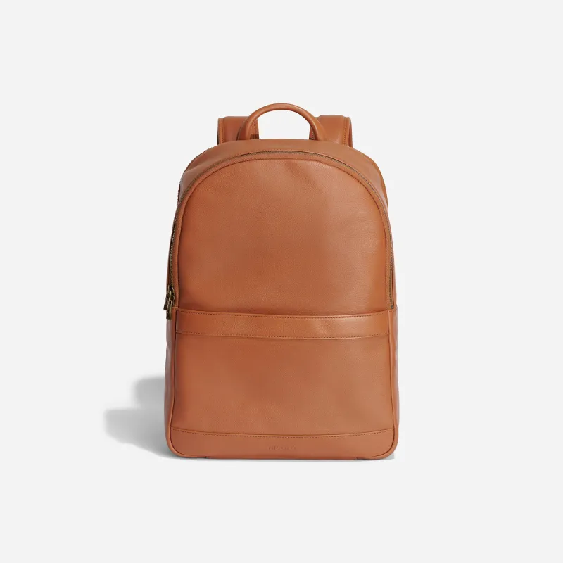 Alex Commuter Backpack Caramel sold by Nisolo