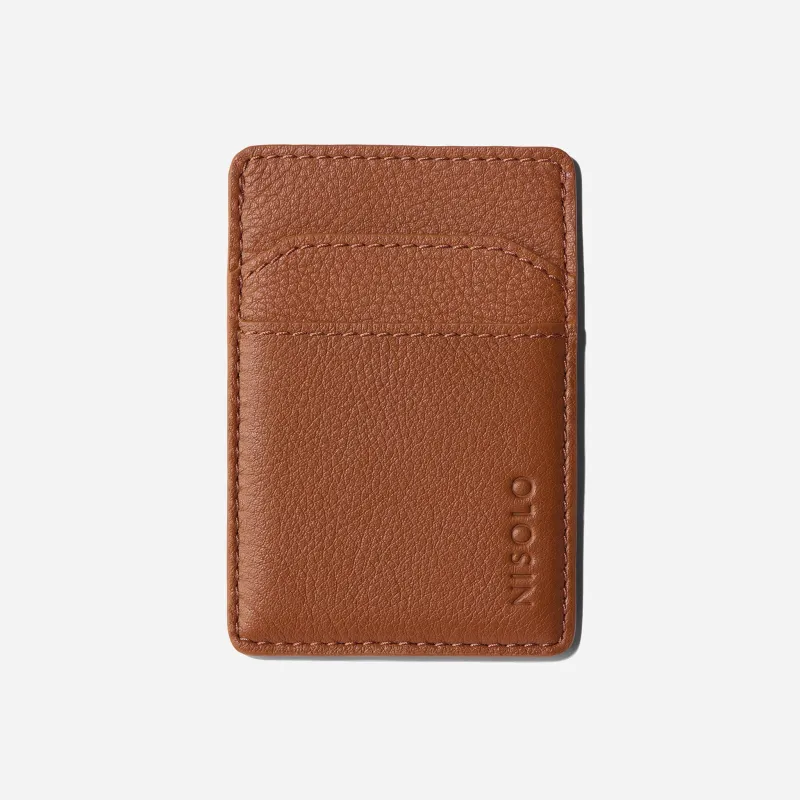 Nico Card Case Wallet Caramel sold by Nisolo