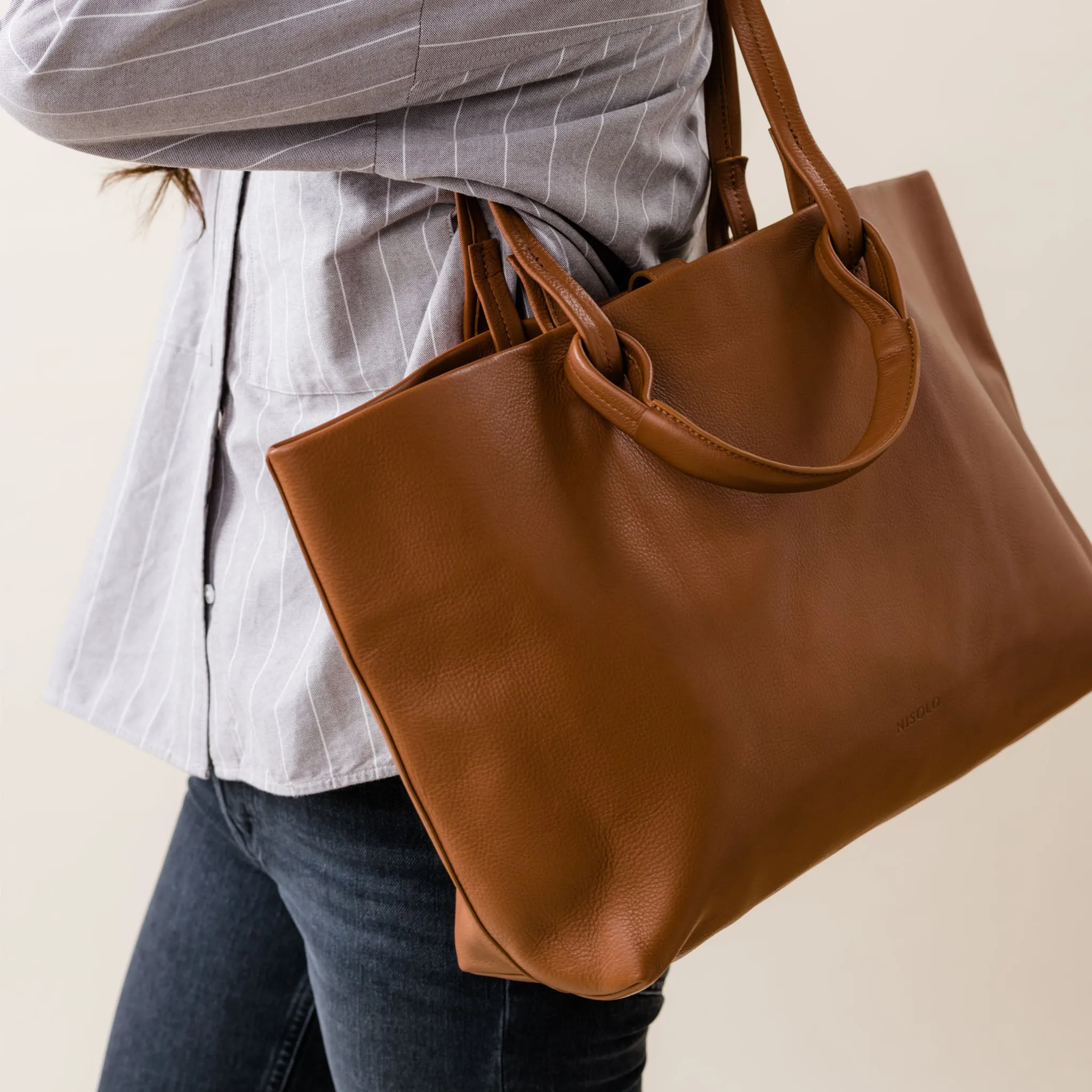 Camila Everyday Tote Caramel sold by Nisolo product image thumbnail 3