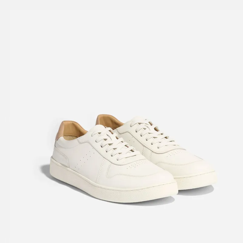 Bria Go-To Court Sneaker White sold by Nisolo