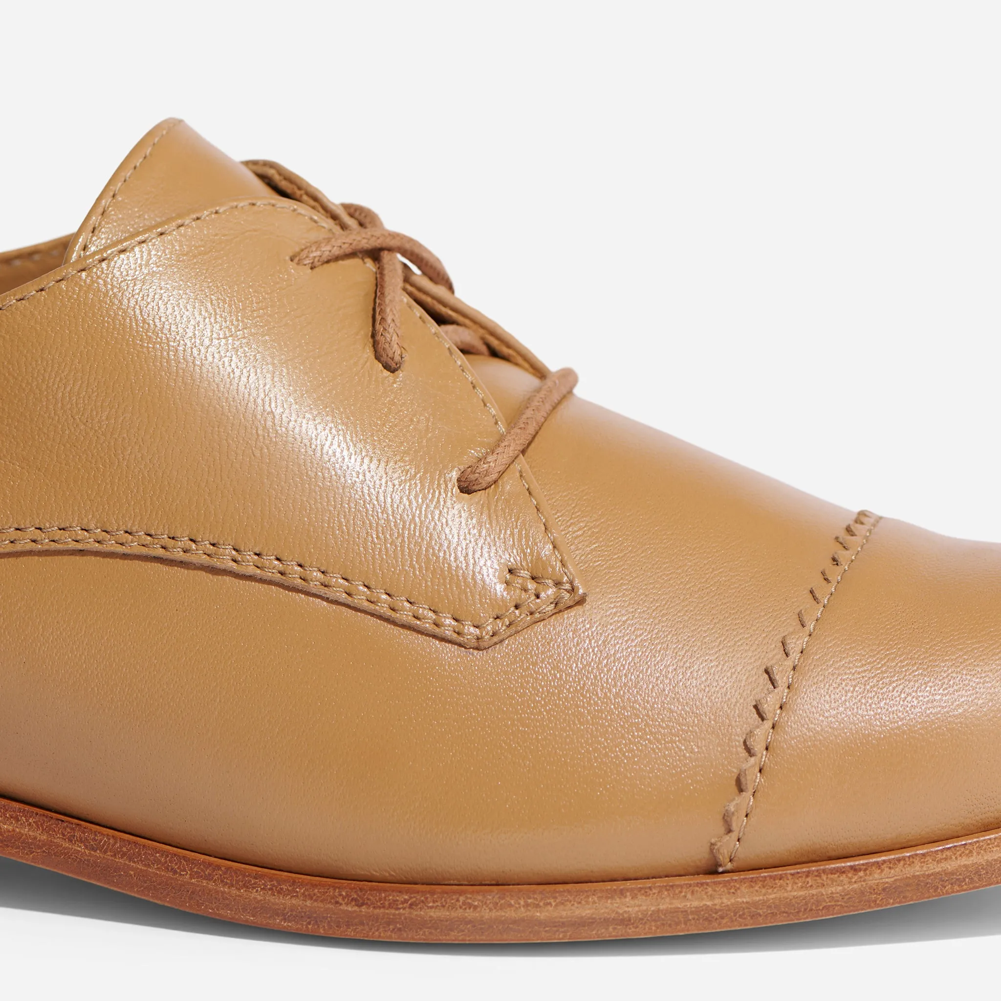 Emilia Cap Toe Oxford Almond sold by Nisolo product image thumbnail 2
