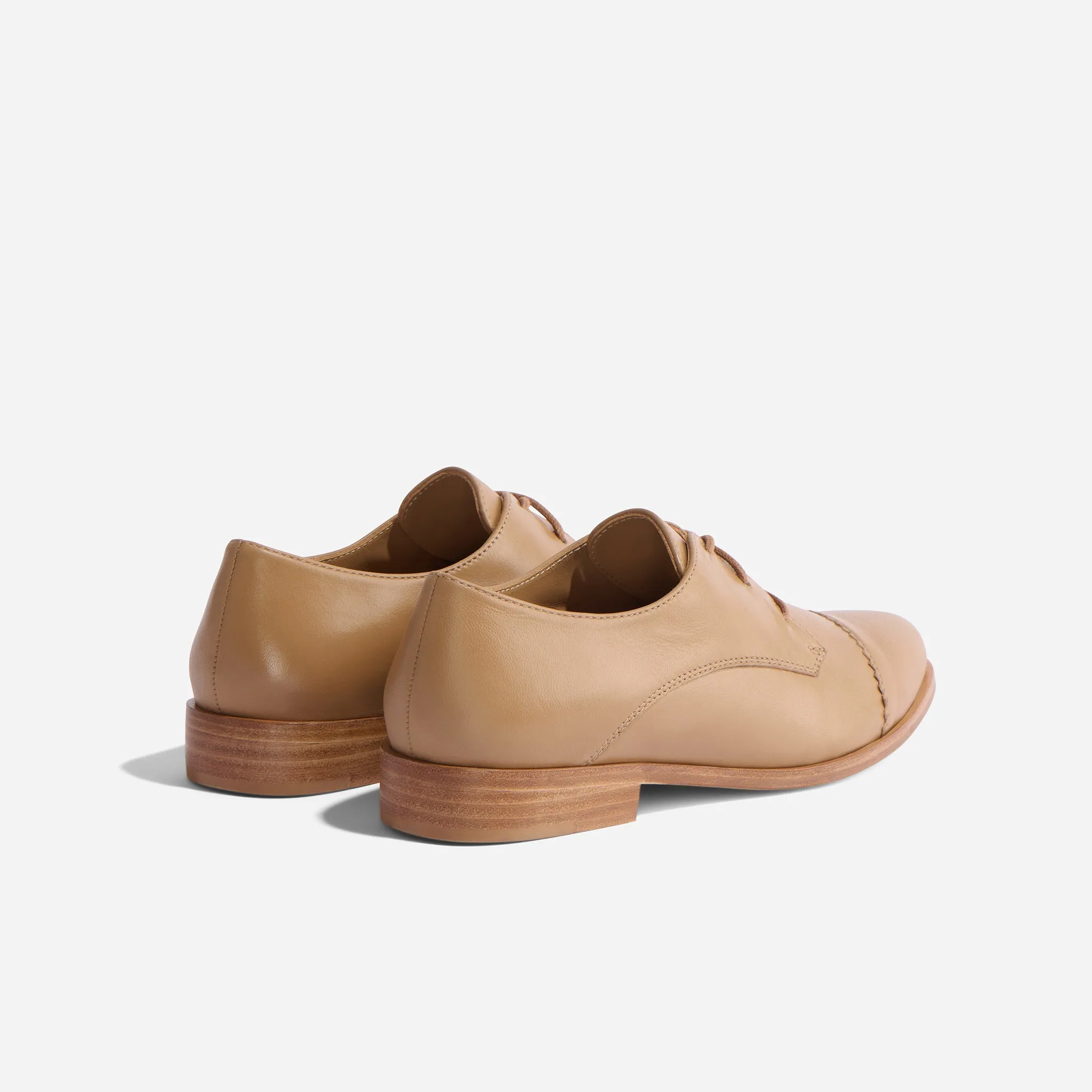 Emilia Cap Toe Oxford Almond sold by Nisolo product image thumbnail 5