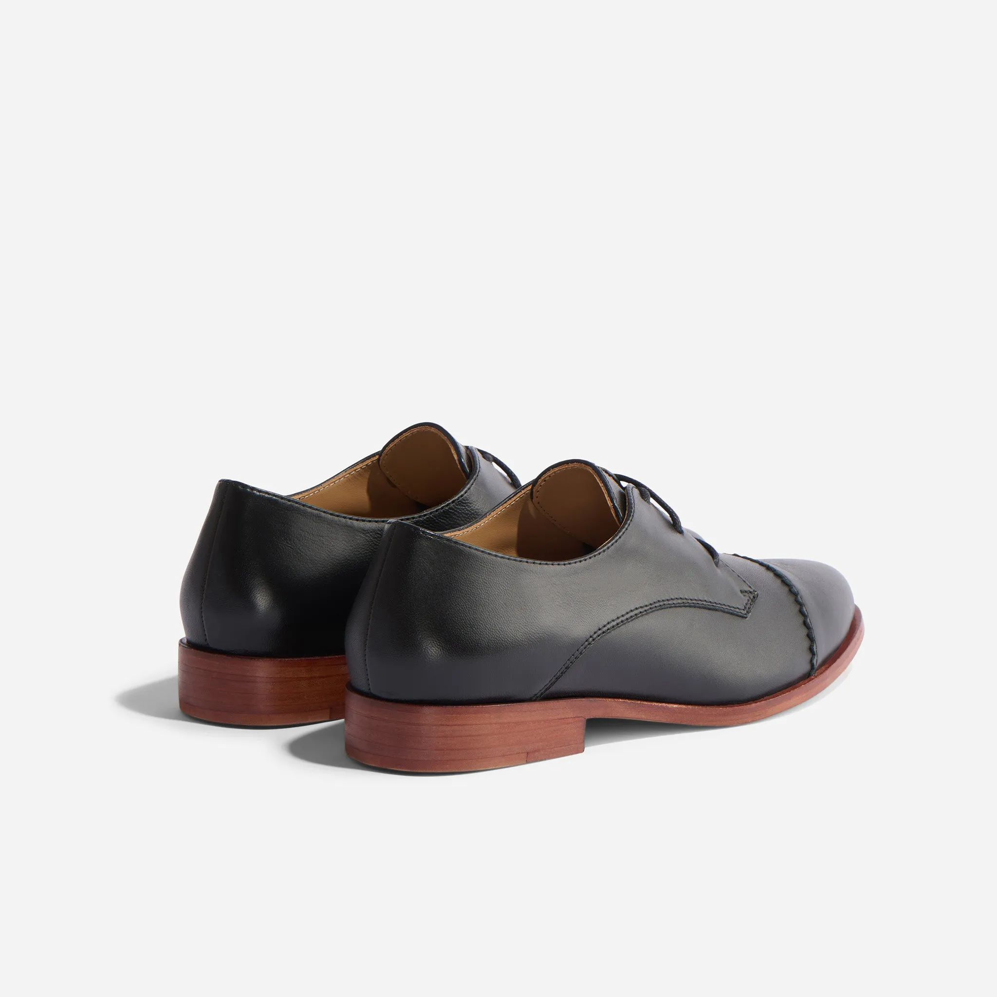 Emilia Cap Toe Oxford Black sold by Nisolo product image thumbnail 4