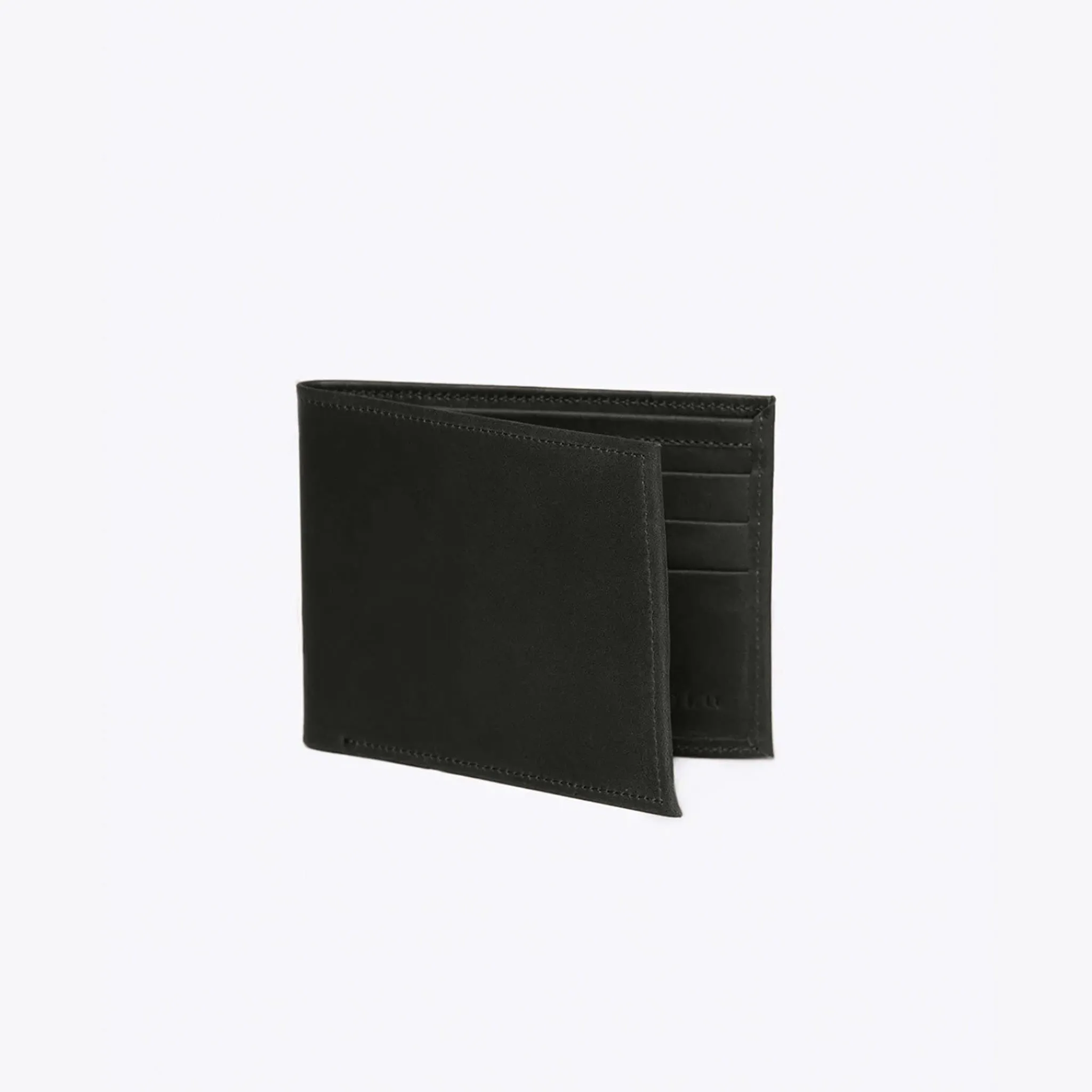 Brewer Wallet Black sold by Nisolo