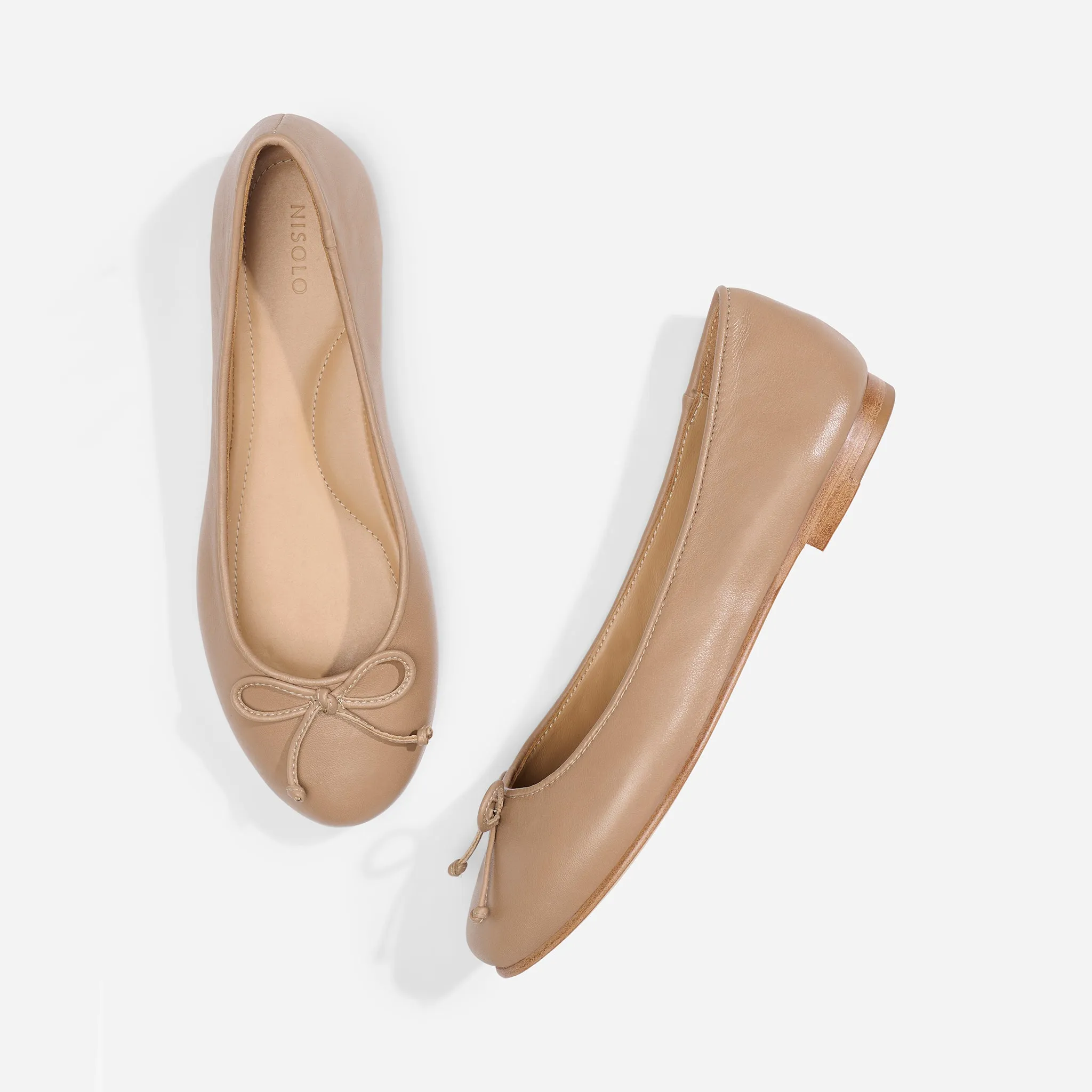 Bea Go-To Ballet Almond sold by Nisolo product image thumbnail 2