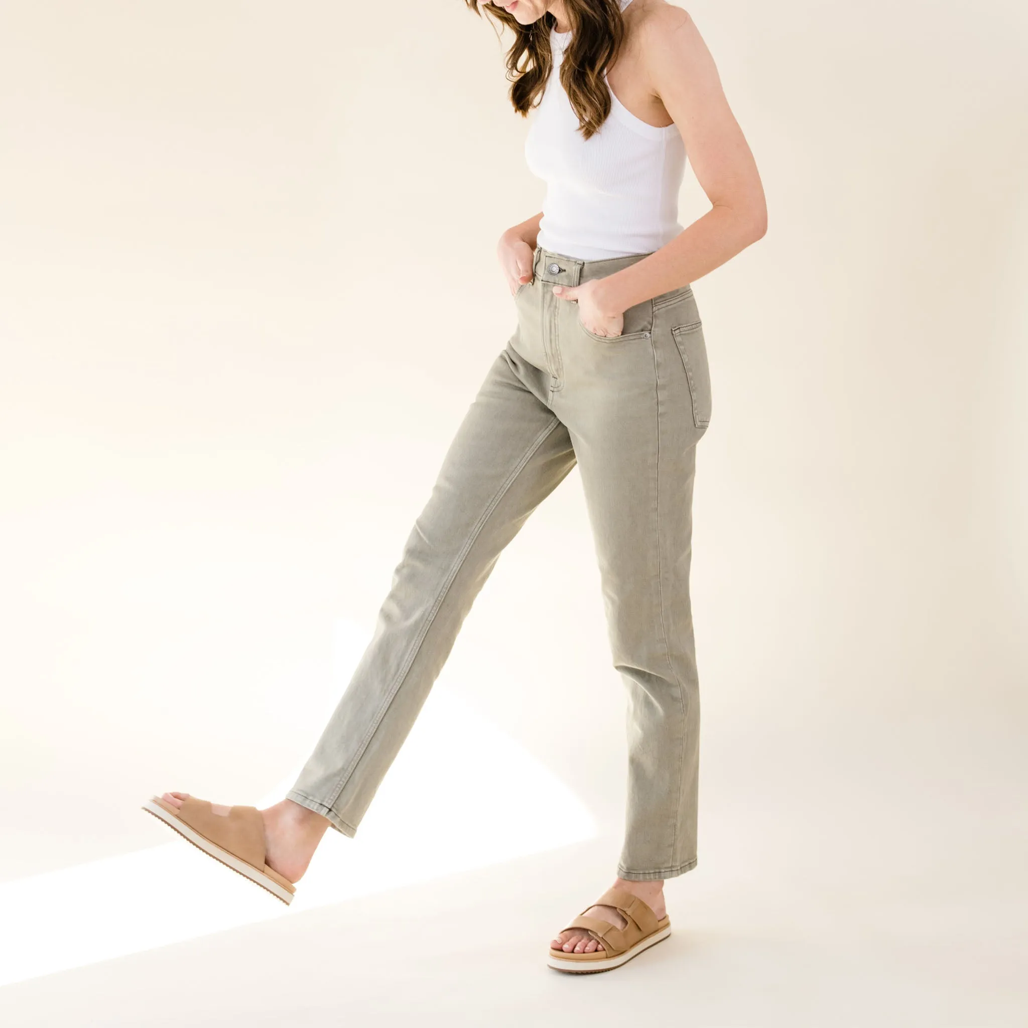 Ella Flatform Slide Almond sold by Nisolo product image thumbnail 4