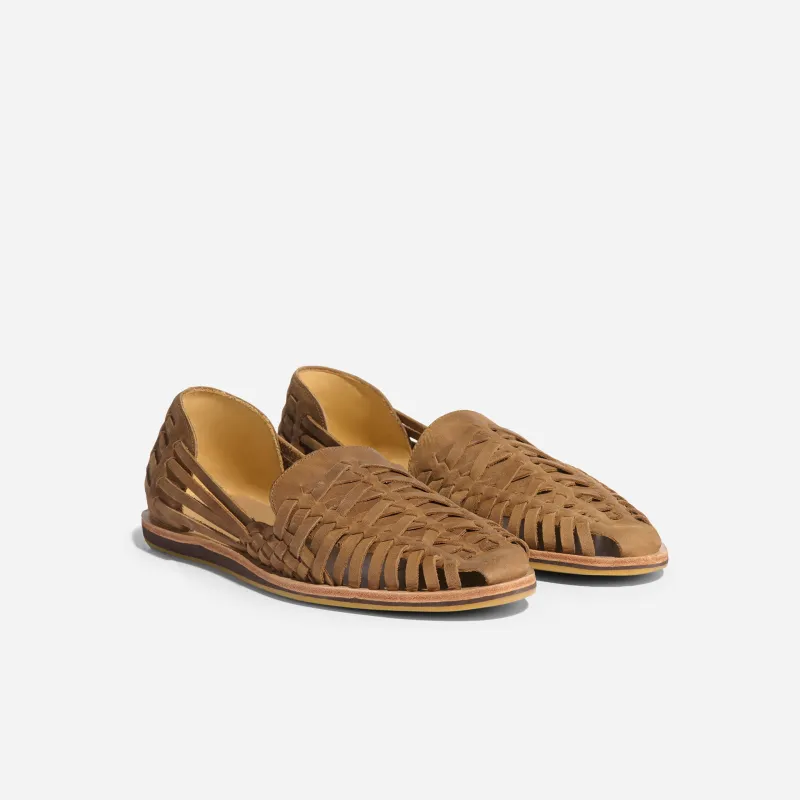 Men's Huarache Sandal Tobacco sold by Nisolo