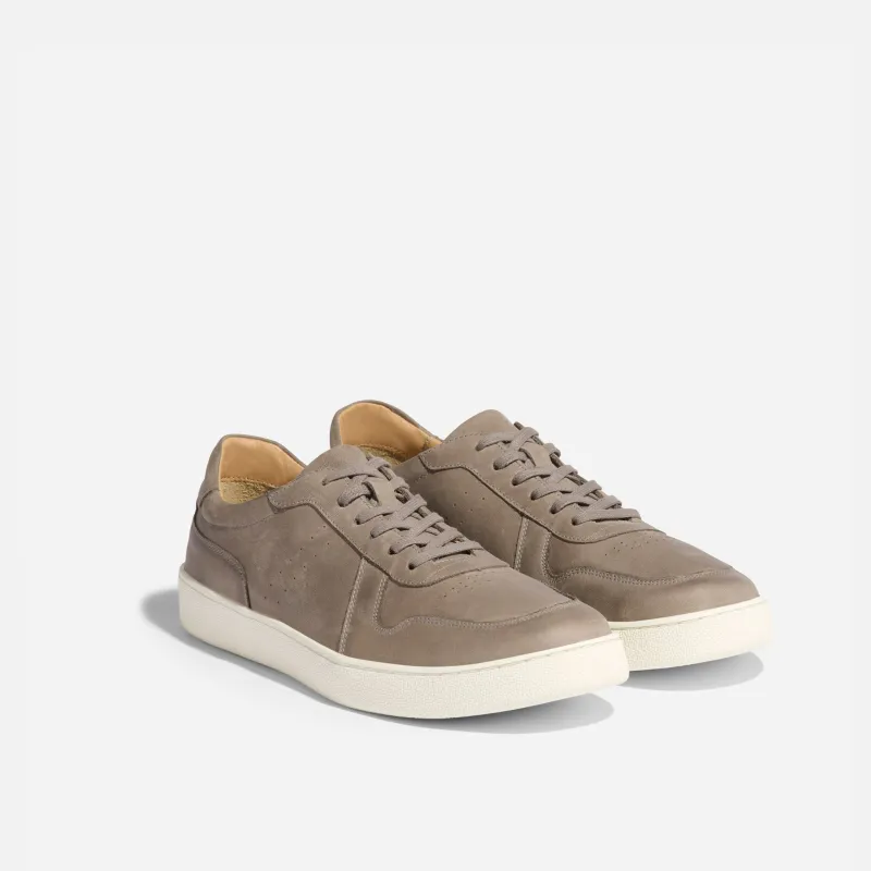 Men's Beto Go-To Court Sneaker Grey made by Nisolo