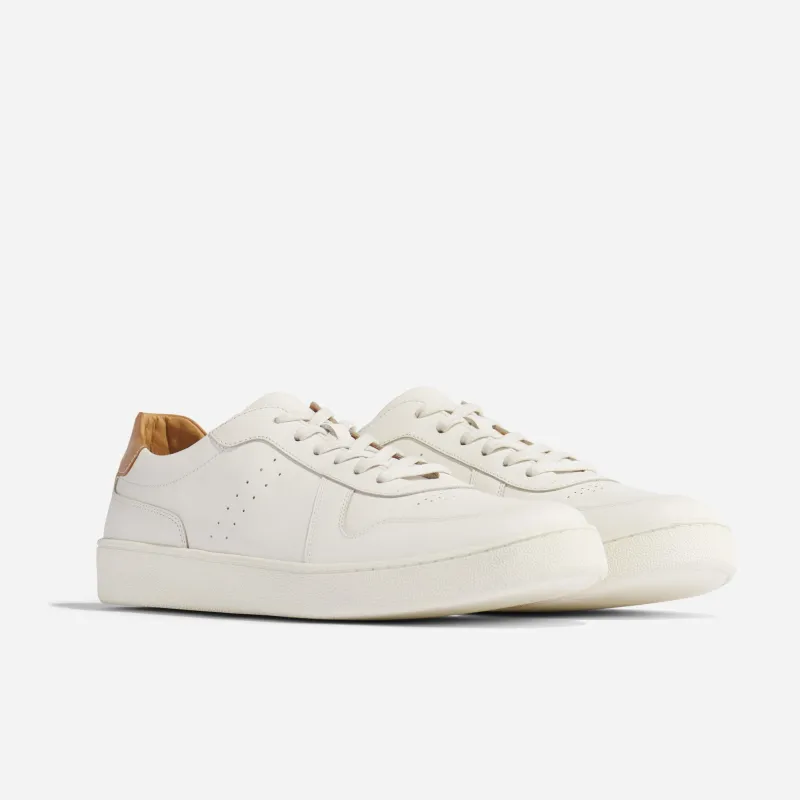 Men's Beto Go-To Court Sneaker White made by Nisolo