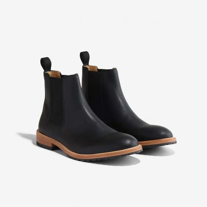 Marco Everyday Chelsea Boot Black sold by Nisolo