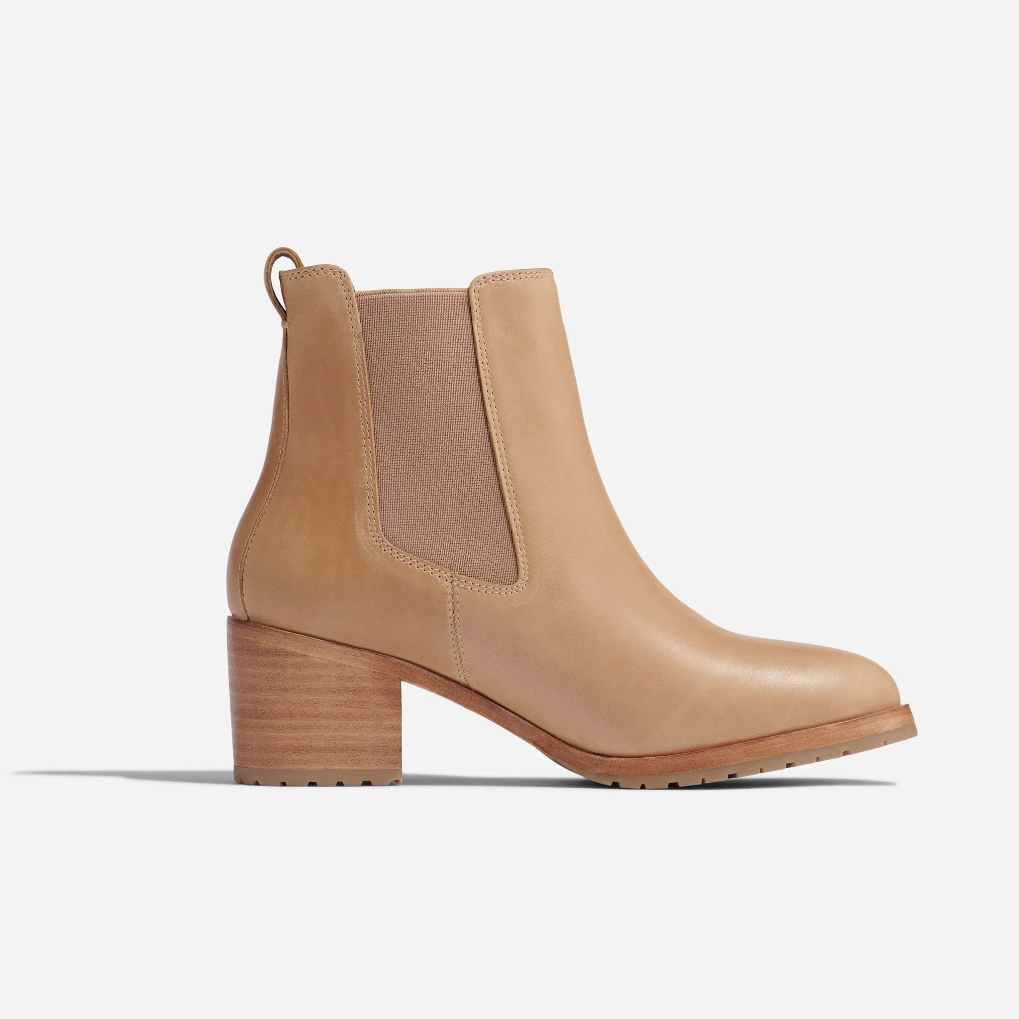 Ana Go-To Heeled Chelsea Boot Almond sold by Nisolo product image thumbnail 5