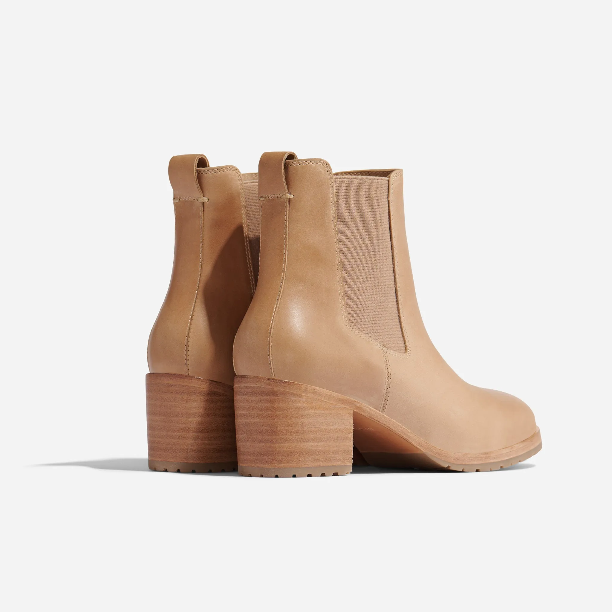 Ana Go-To Heeled Chelsea Boot Almond sold by Nisolo product image thumbnail 2