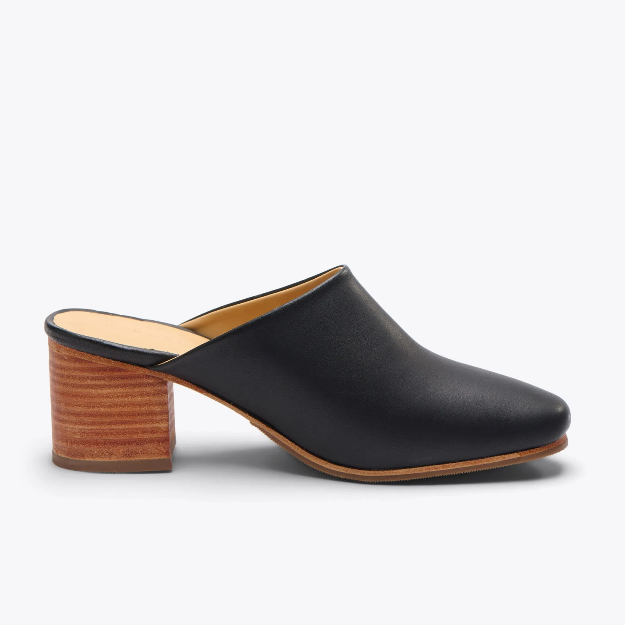 All-Day Heeled Mule Black sold by Nisolo product image thumbnail 2
