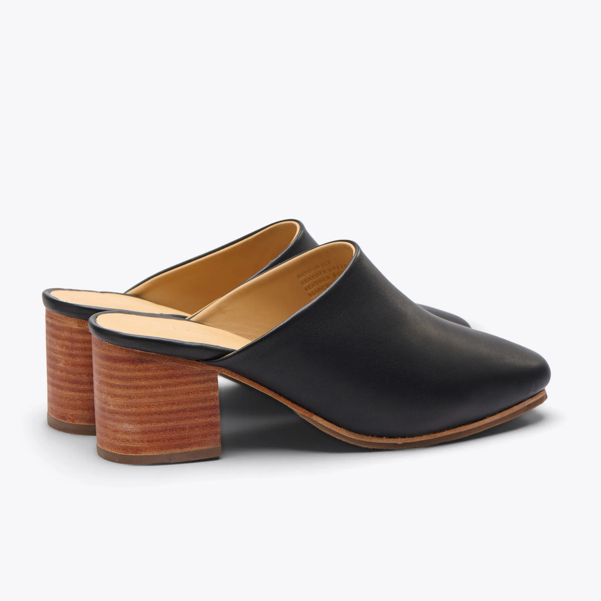 All-Day Heeled Mule Black sold by Nisolo product image thumbnail 3