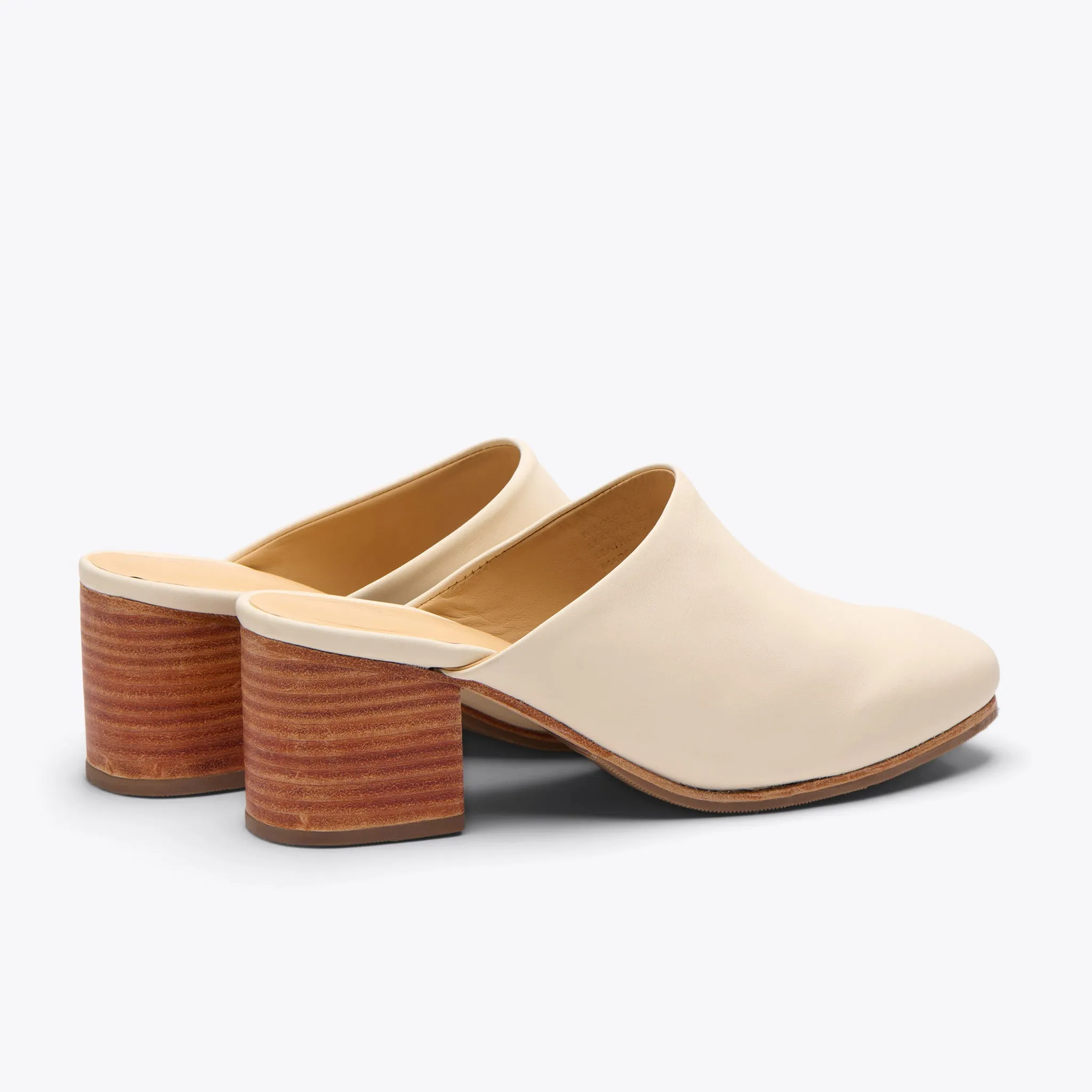 All-Day Heeled Mule Bone sold by Nisolo product image thumbnail 3