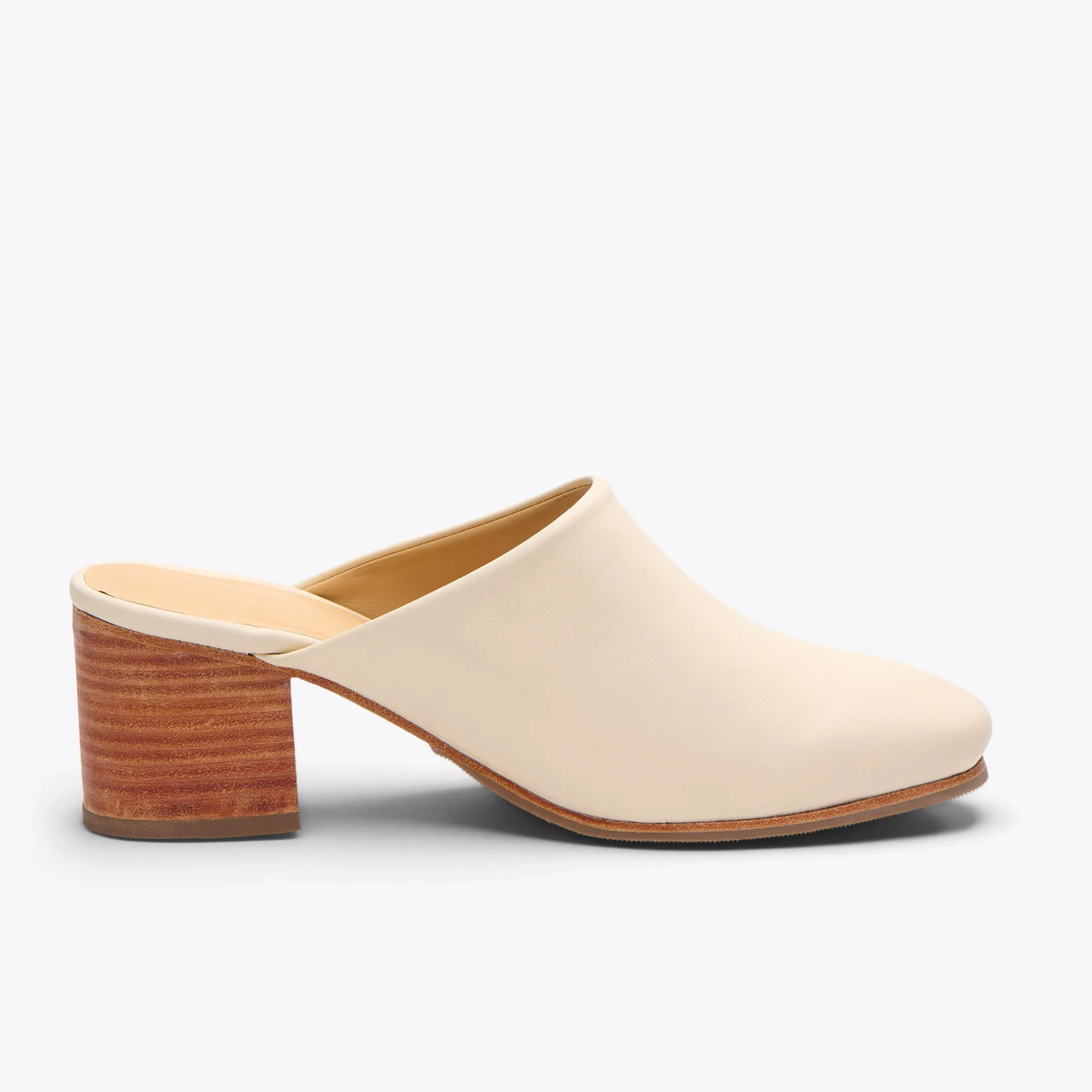 All-Day Heeled Mule Bone sold by Nisolo product image thumbnail 2