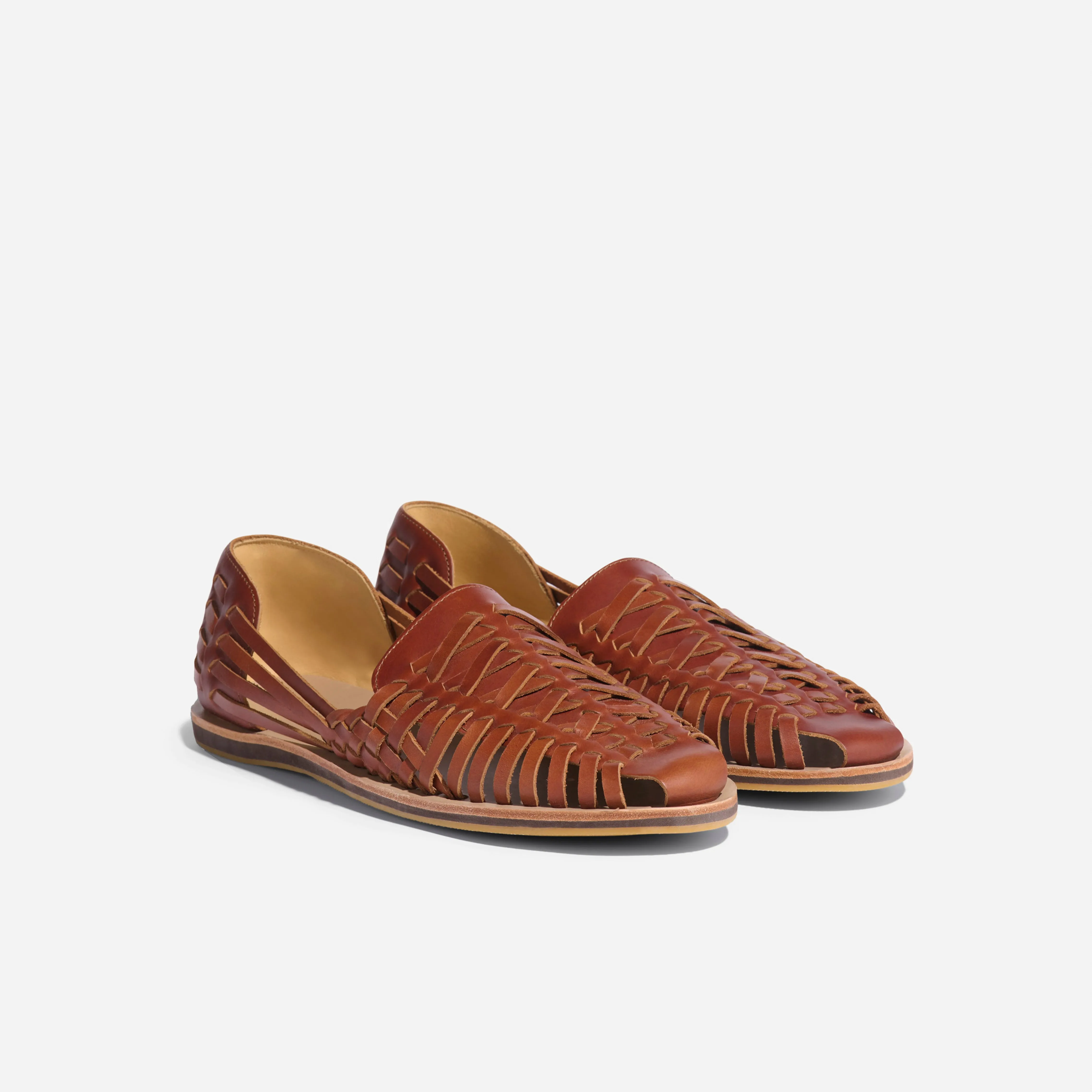 Men's Huarache Sandal 1.0 Brandy sold by Nisolo