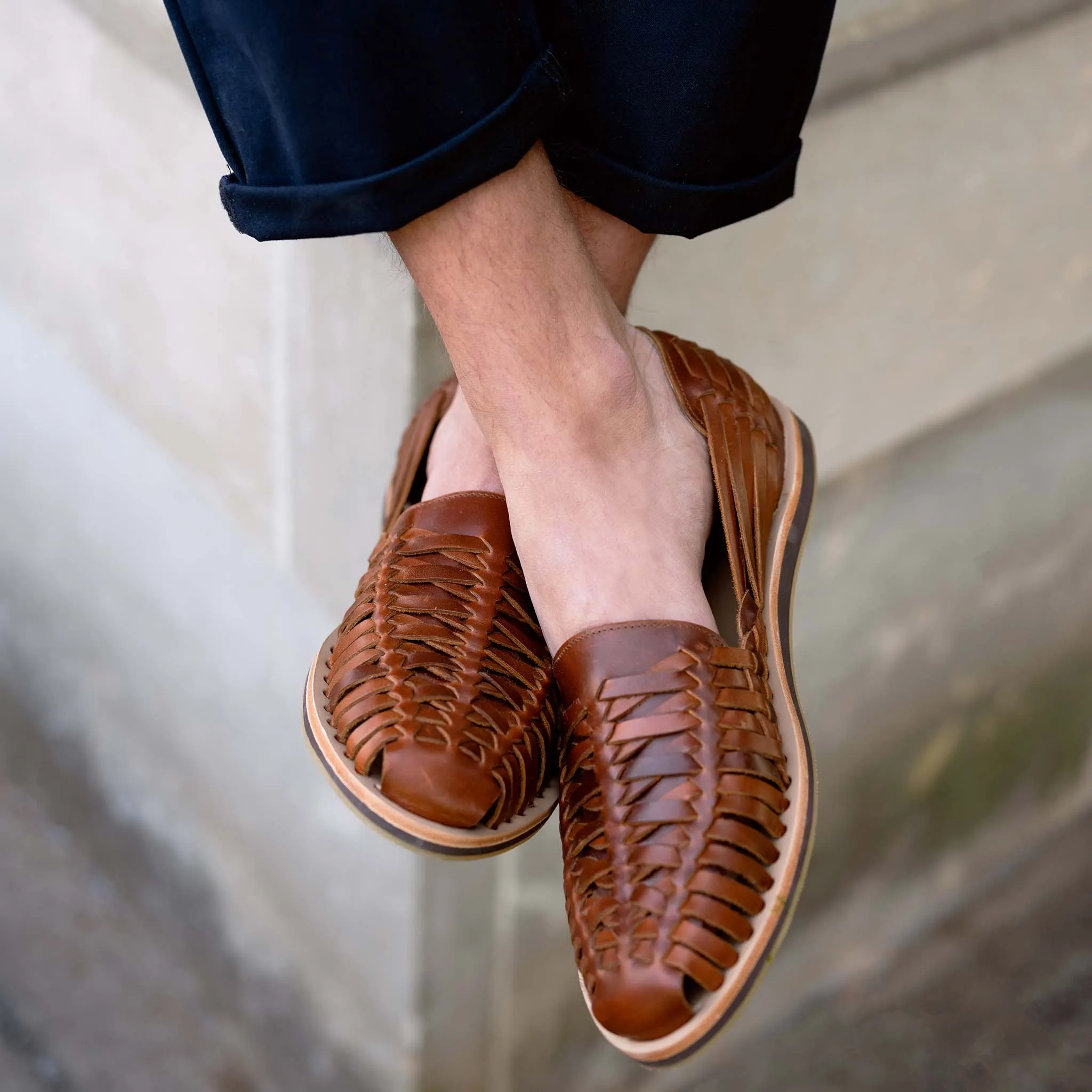 Men's Huarache Sandal 1.0 Brandy sold by Nisolo product image thumbnail 5