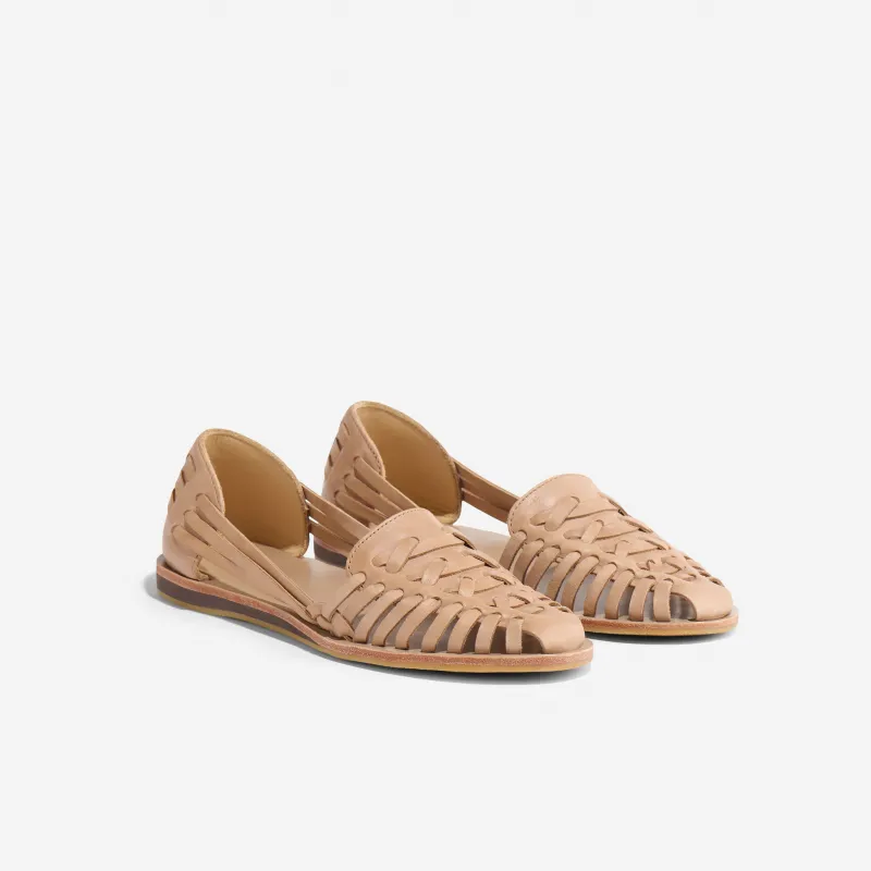 Women's Huarache Sandal Almond sold by Nisolo