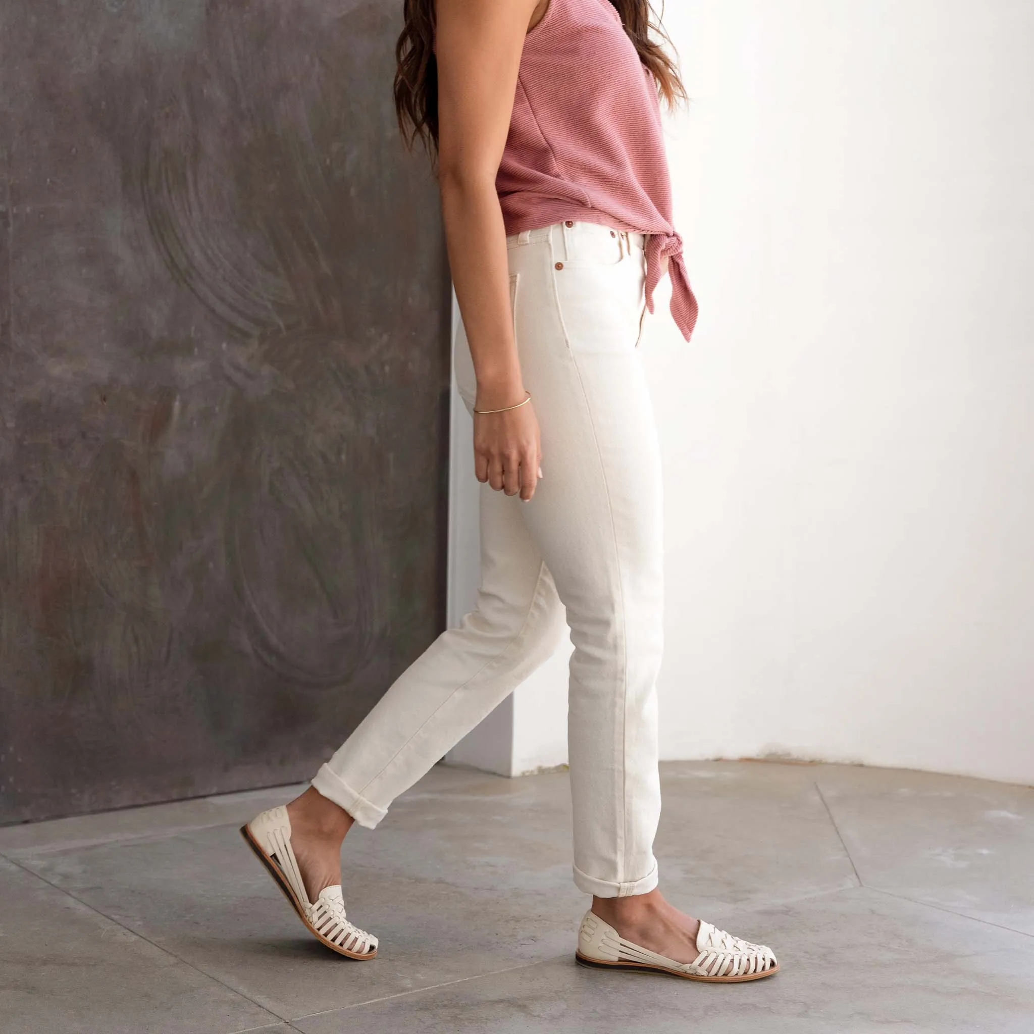 Women's Huarache Sandal Bone sold by Nisolo product image thumbnail 4