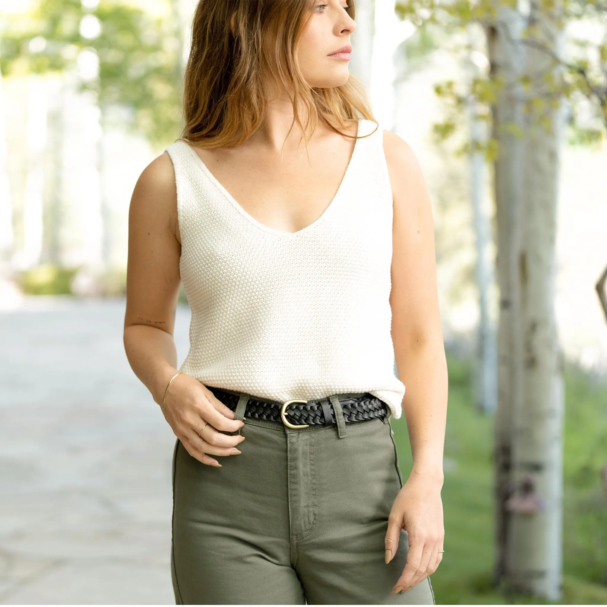 Talia Braided Belt Black sold by Nisolo product image thumbnail 3