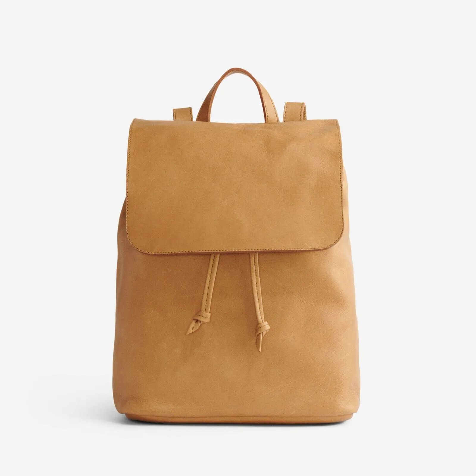 Daniela Drawstring Backpack Almond sold by Nisolo