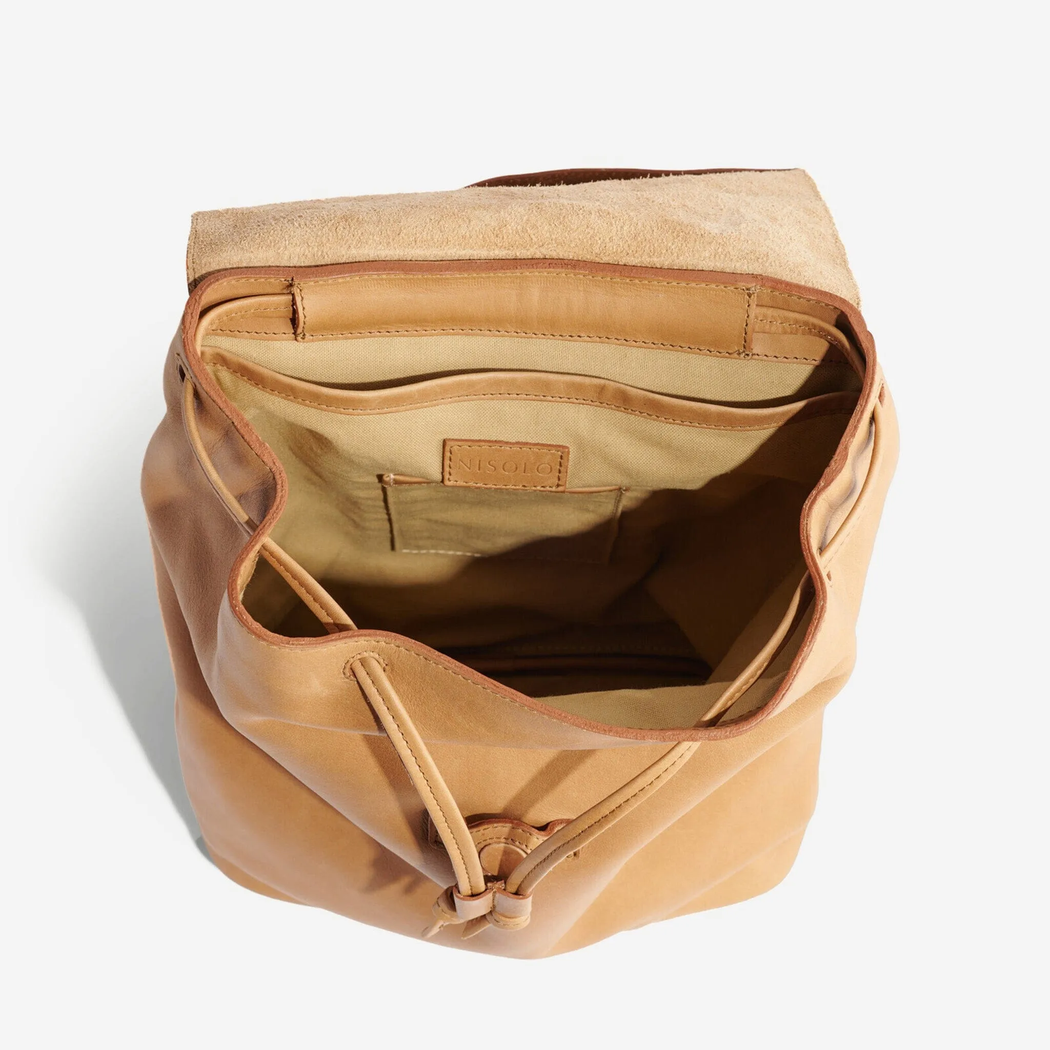 Daniela Drawstring Backpack Almond sold by Nisolo product image thumbnail 5