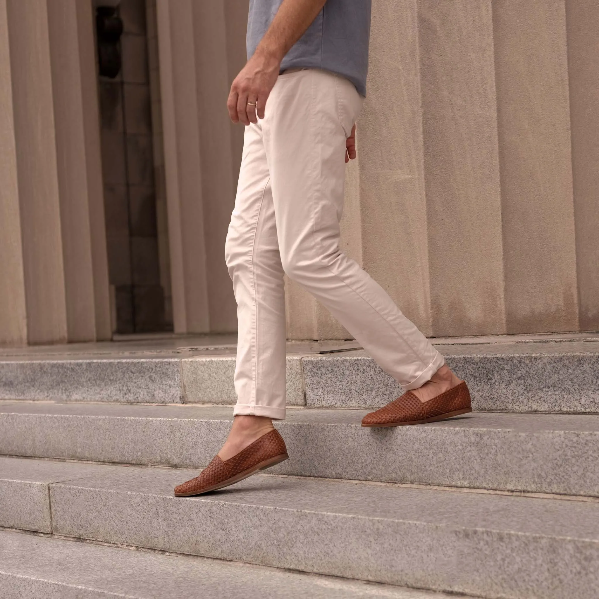 Alejandro Woven Slip On Woven Brandy sold by Nisolo product image thumbnail 3