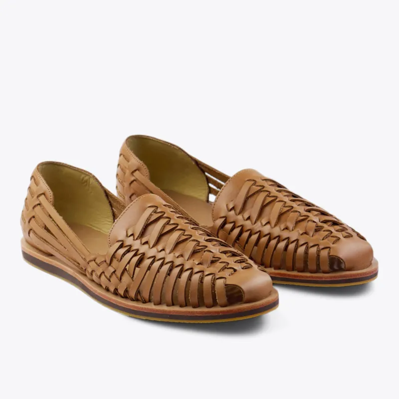 Men's Huarache Sandal Almond made by Nisolo