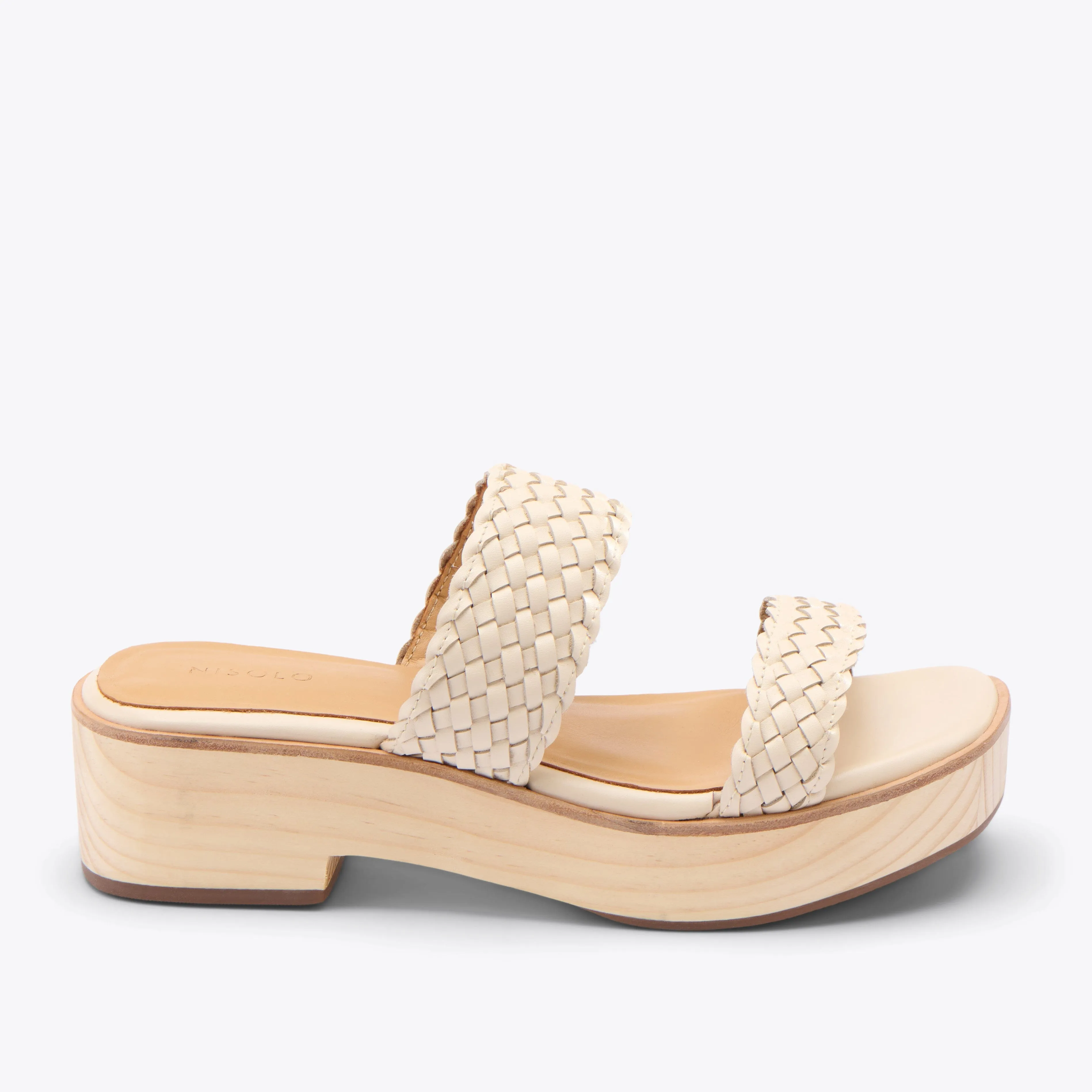 Ellie All-Day Woven Clog Bone sold by Nisolo product image thumbnail 4