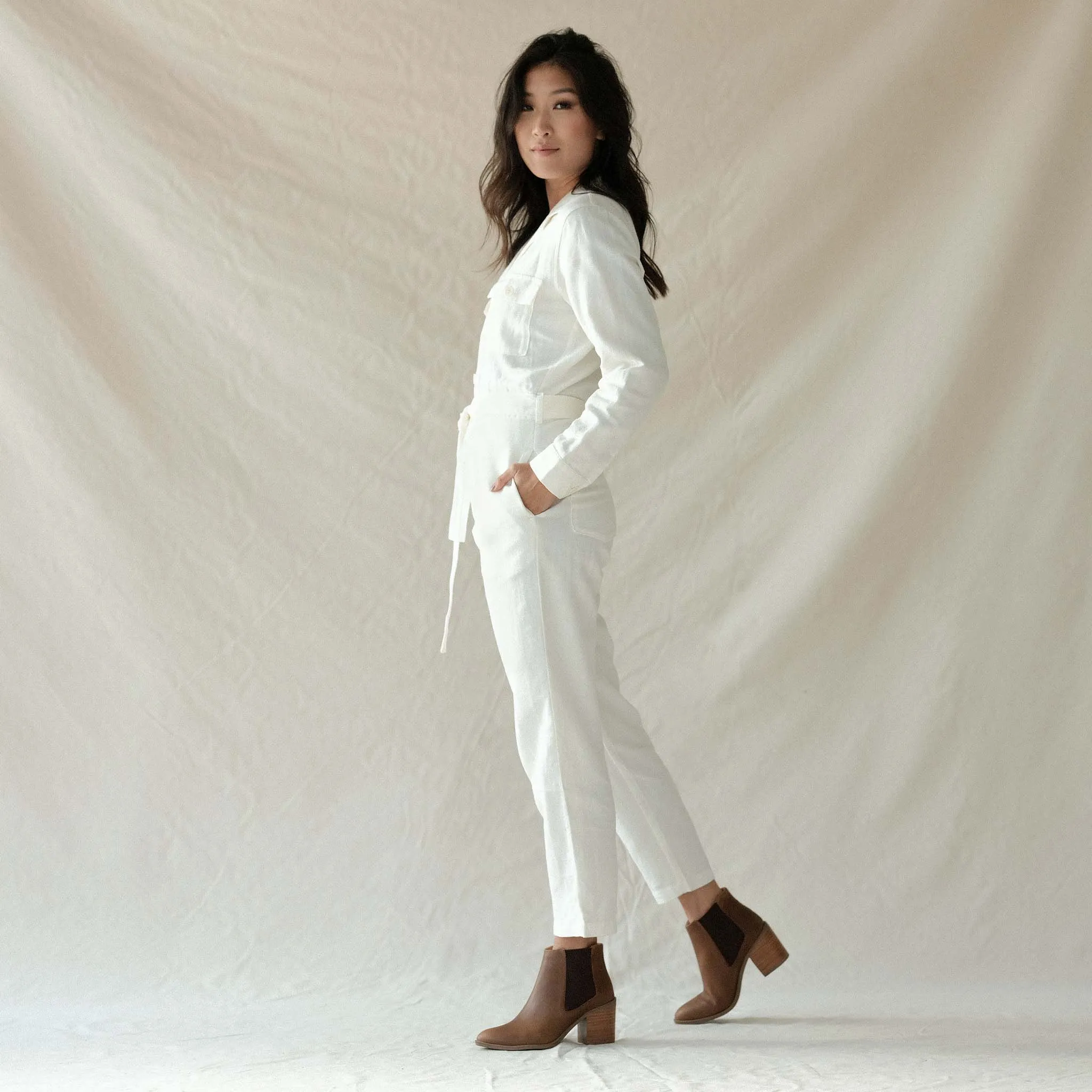 Heeled Chelsea Commuter Boot Brown sold by Nisolo product image thumbnail 5