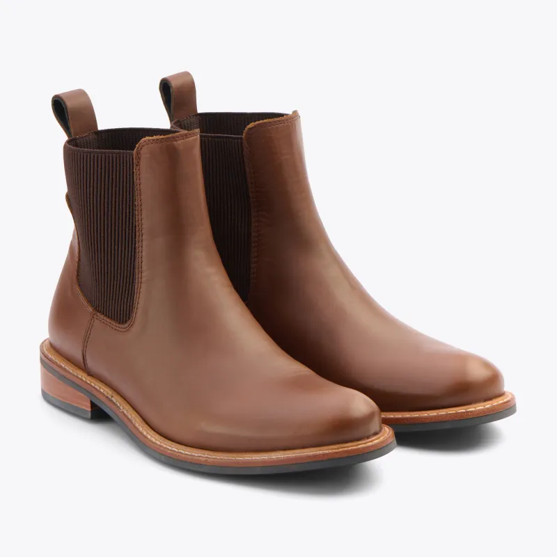 Carmen Chelsea Boot Brown sold by Nisolo