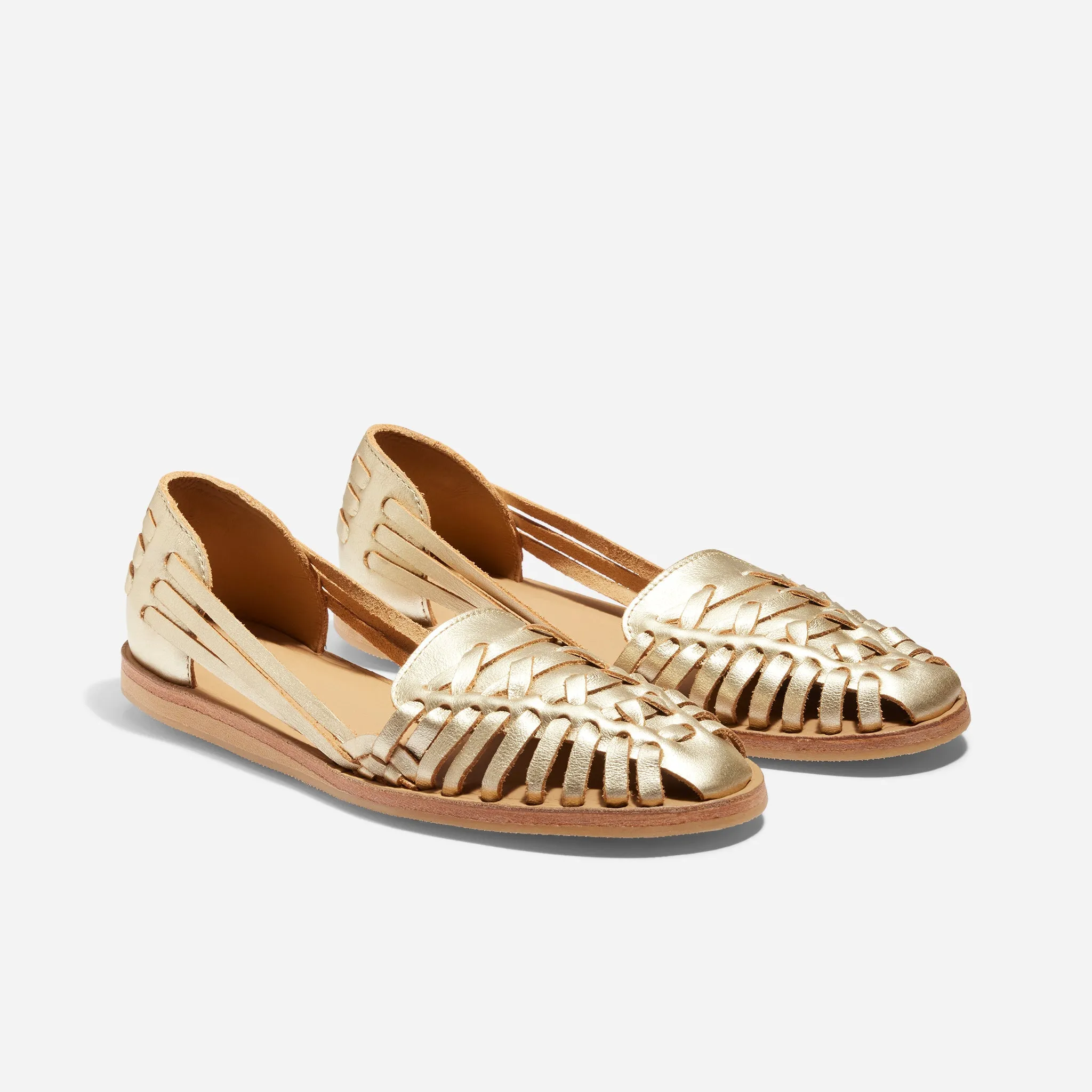 Women's Huarache Sandal 2.0 Gold sold by Nisolo