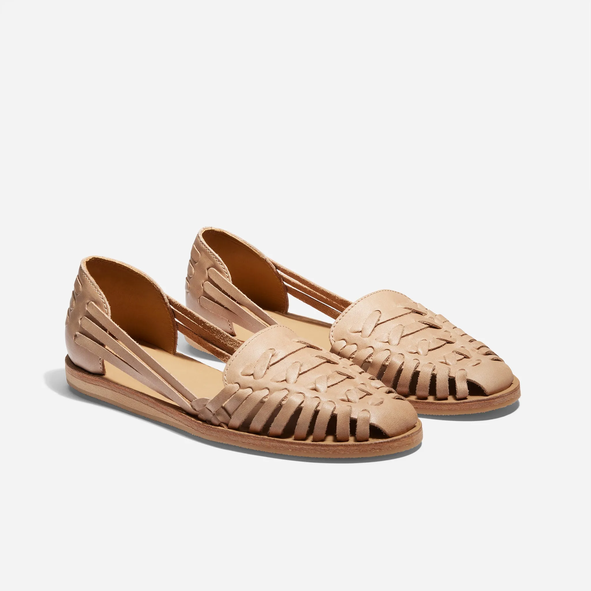 Women's Huarache Sandal 2.0 Almond sold by Nisolo