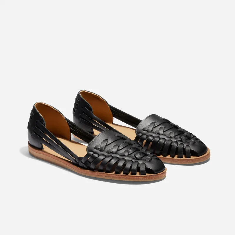 Women's Huarache Sandal 2.0 Black made by Nisolo