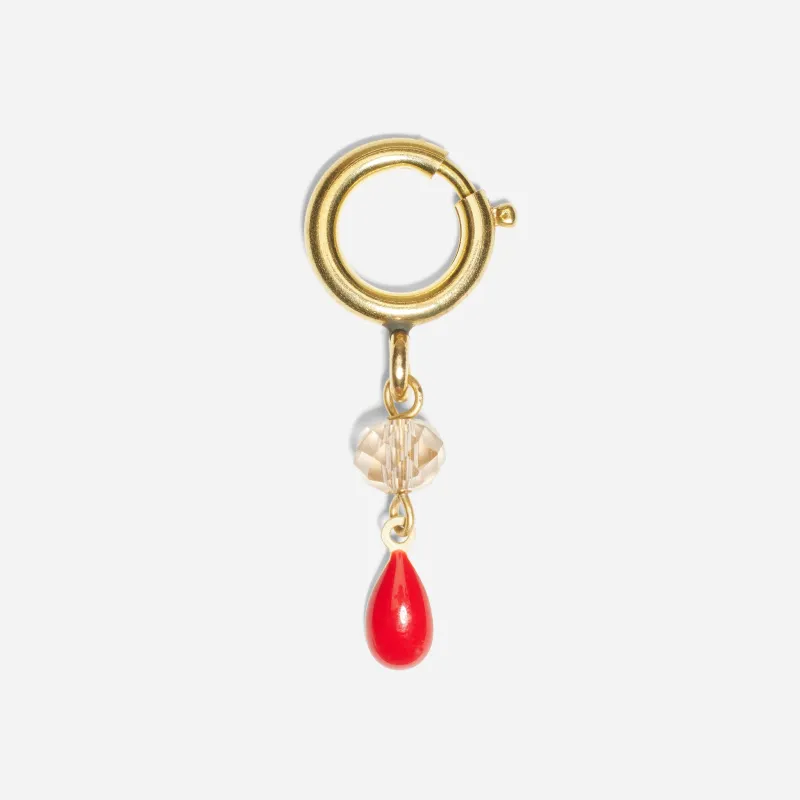 Shoe Charm Teardrop Red made by Nisolo