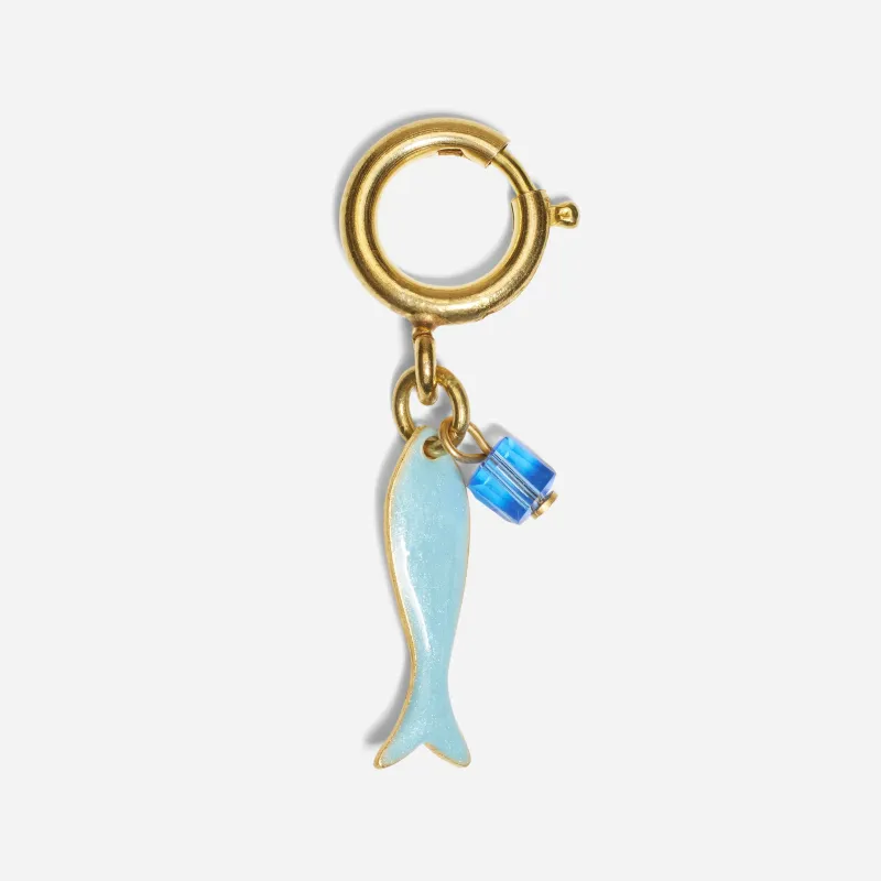 Shoe Charm Fish Blue made by Nisolo