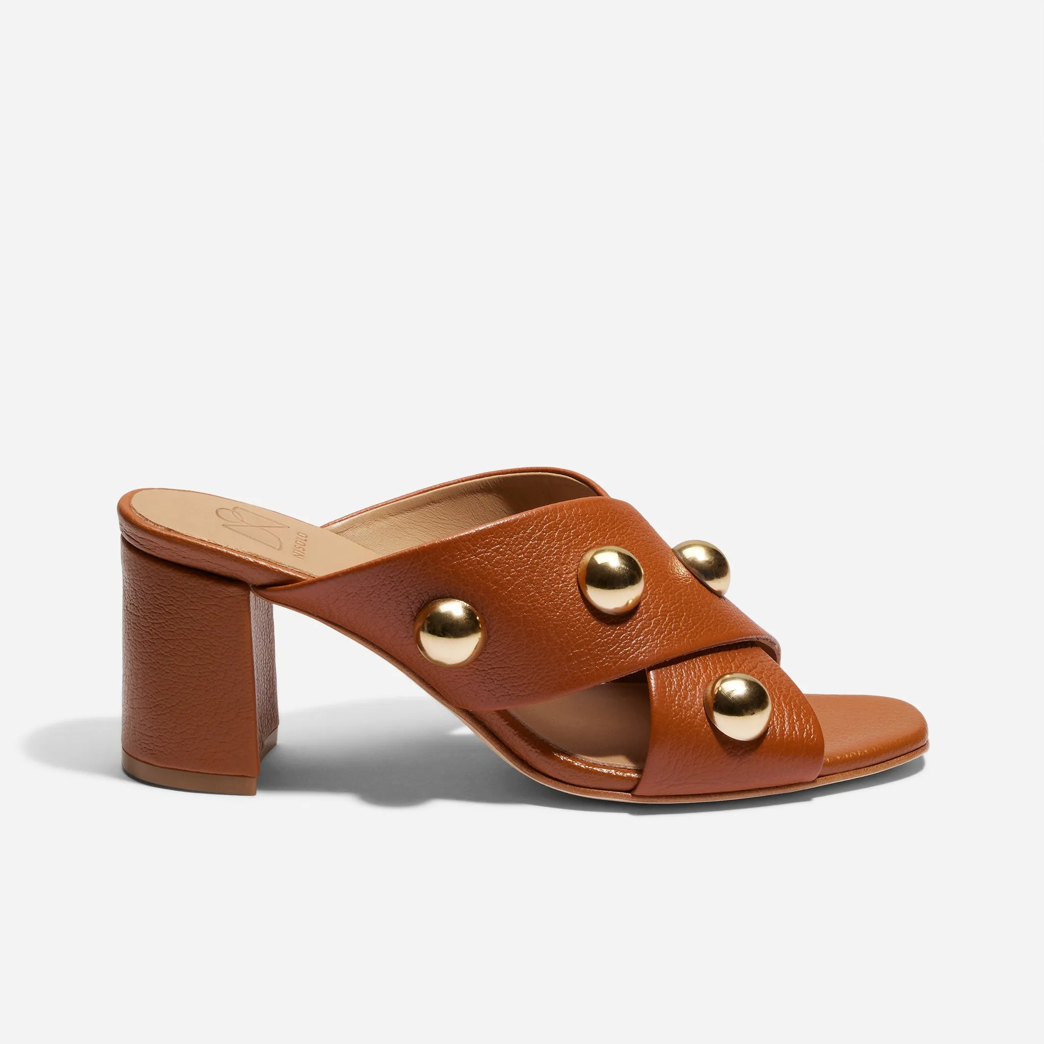 Carina Studded Mule British Tan sold by Nisolo product image thumbnail 3