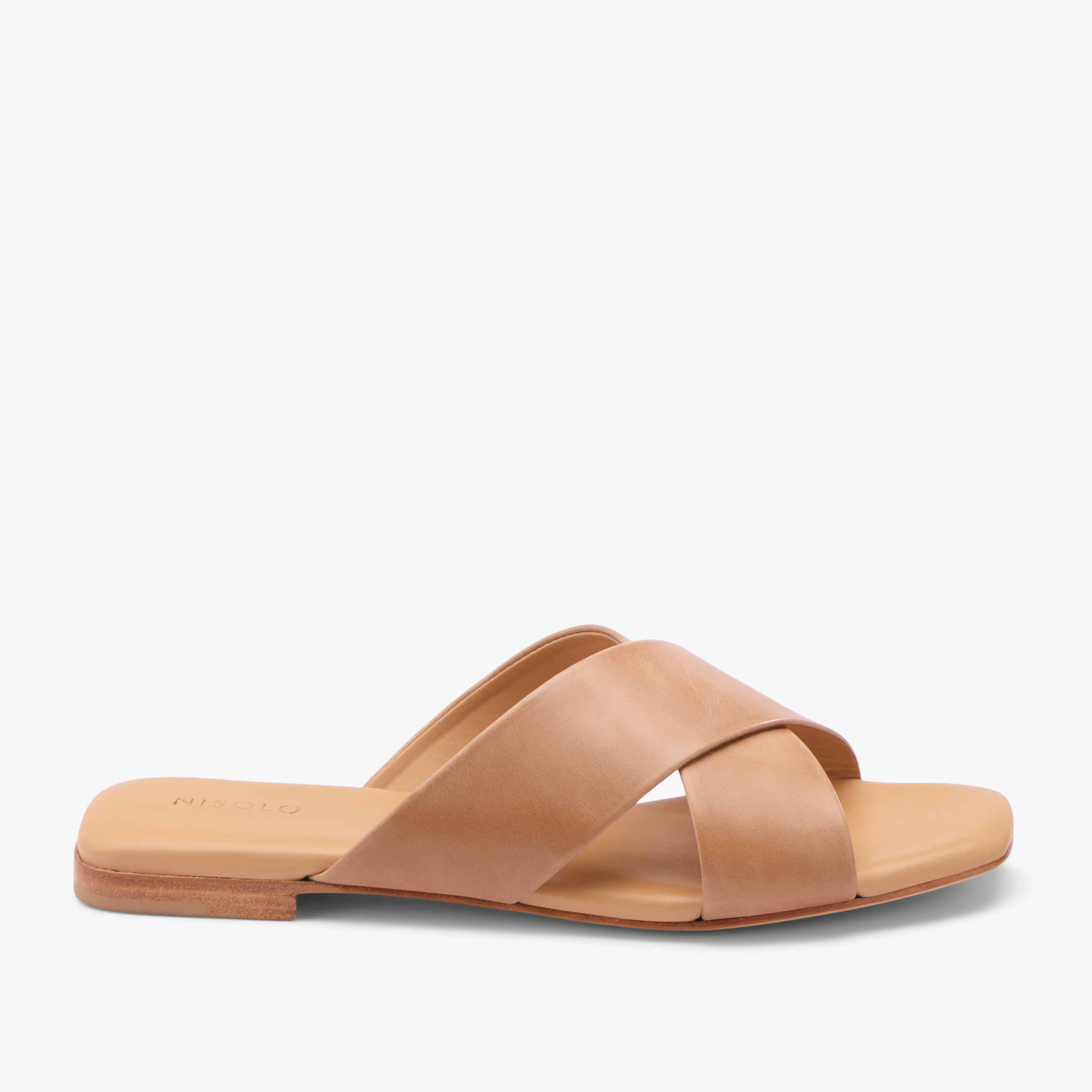 Catalina Slide Sandal Almond sold by Nisolo product image thumbnail 4